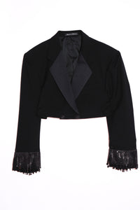 BLACK CRYSTAL BLAZER