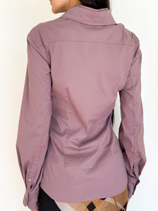 MAUVE TIE SHIRT