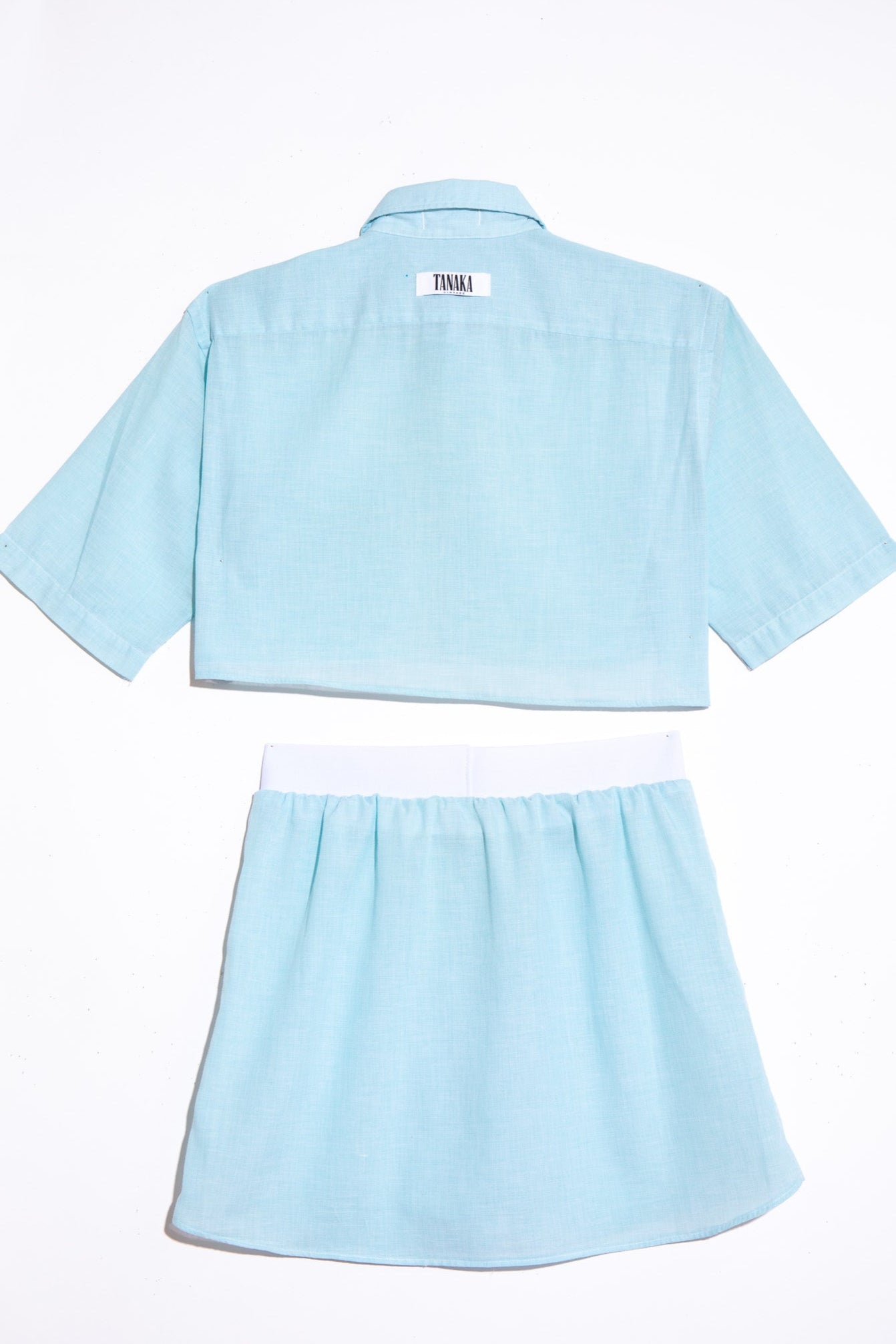 BABY BLUE SKIRT SET