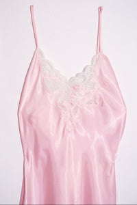 PINK LACE SLIP