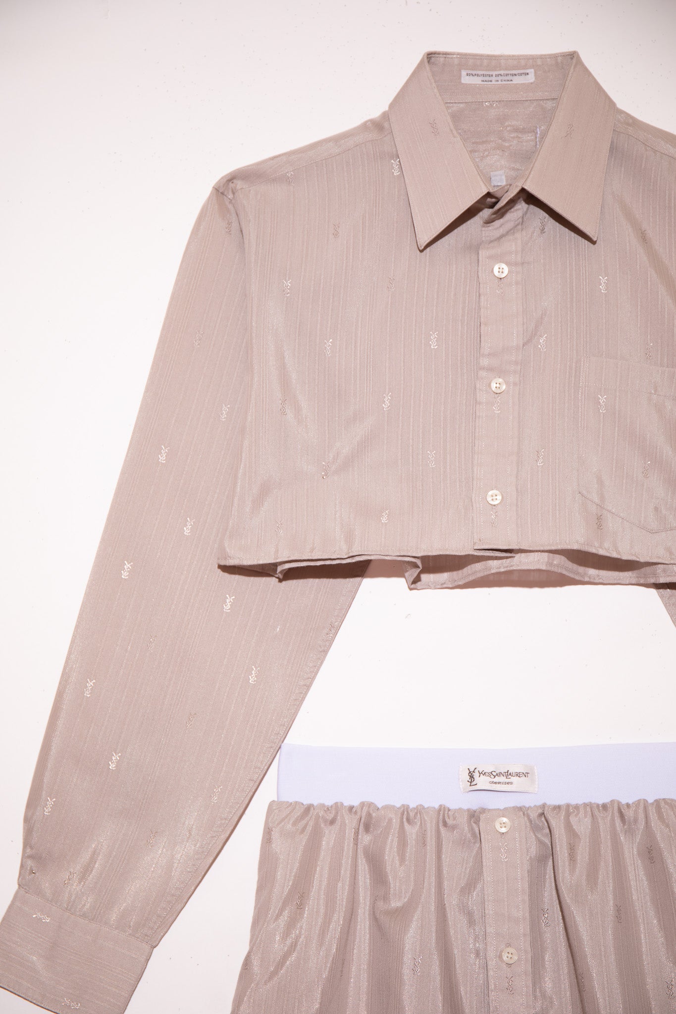 GREY SHIRT SET
