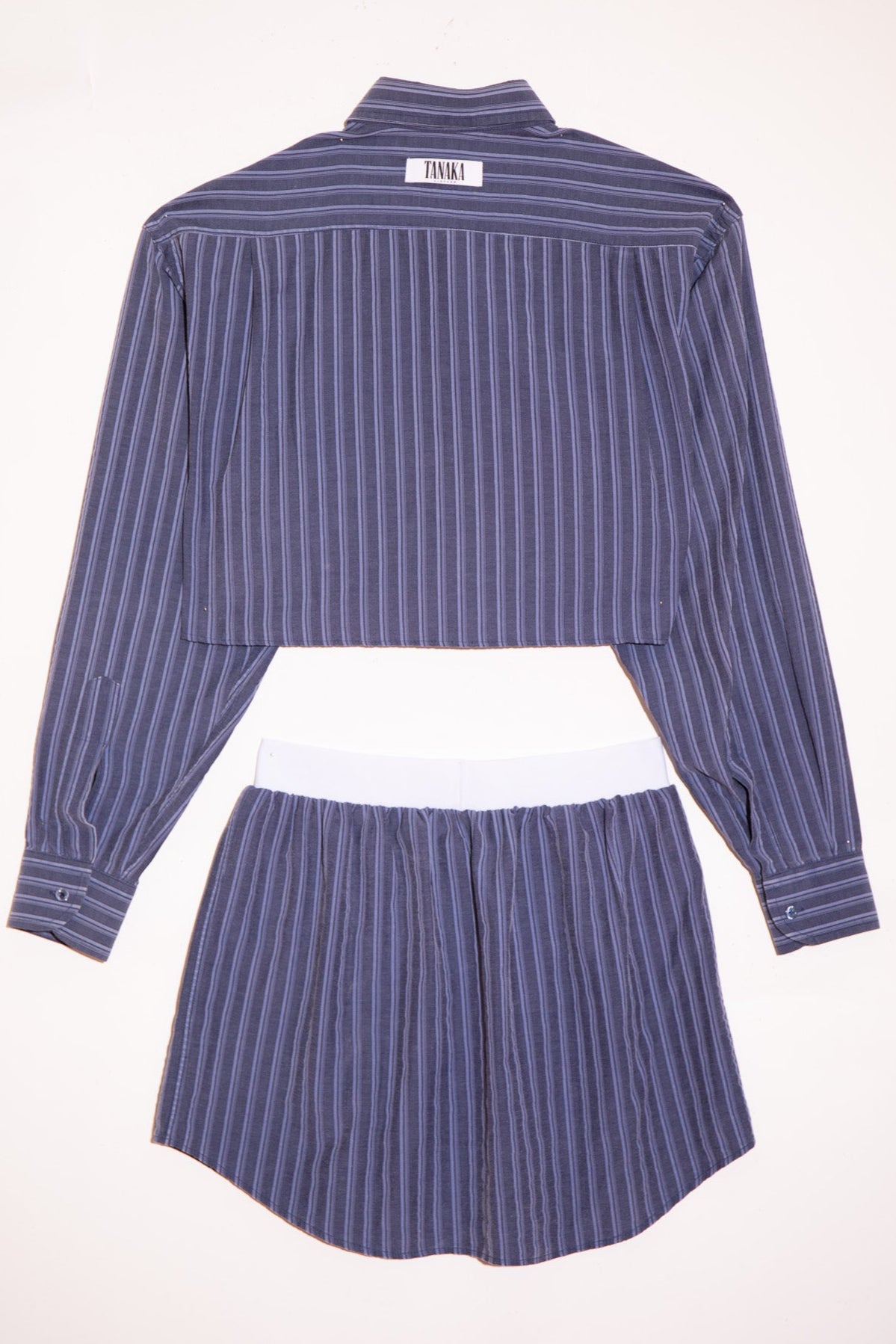 STRIPED SHIRT SET