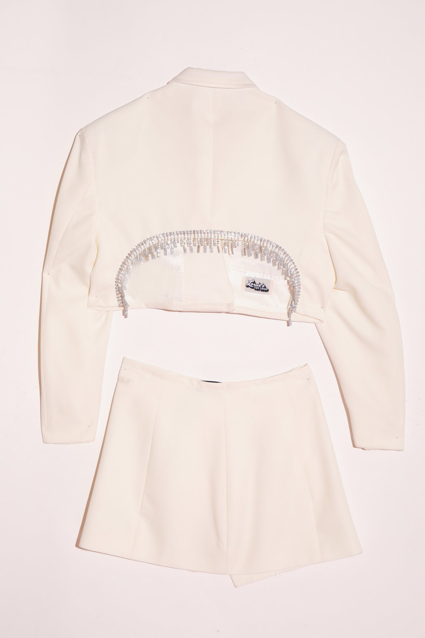 OFF WHITE CRYSTAL SET