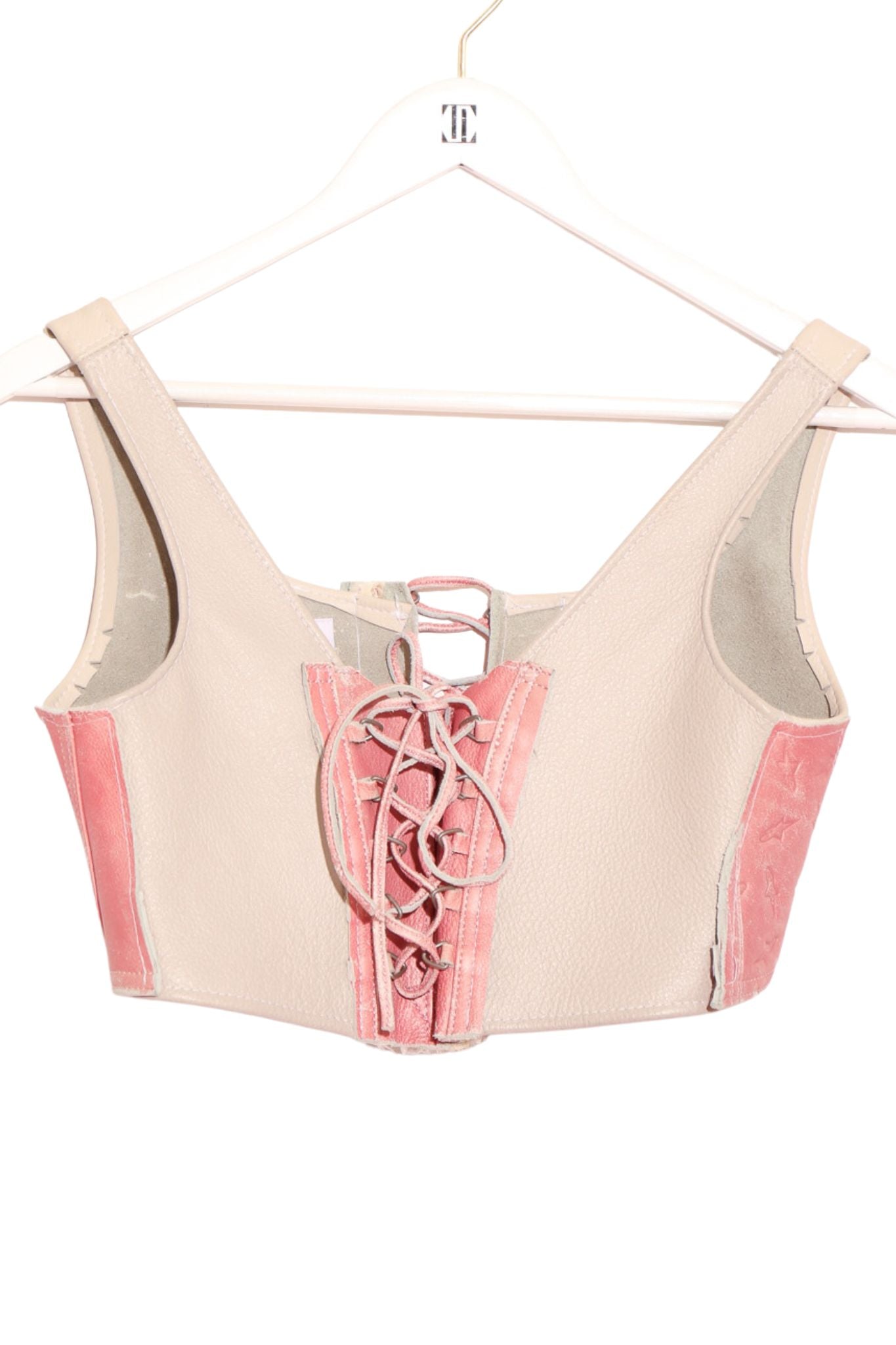 LEATHER CORSET TOP