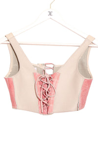 LEATHER CORSET TOP