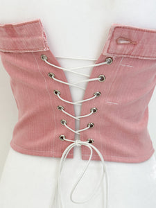 PINK TWO TONE CORSET