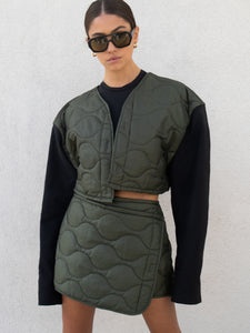 CROPPED MILITARY JACKET